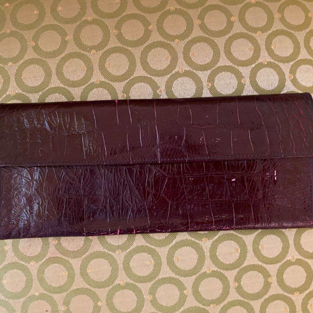 Alligator calf wallet